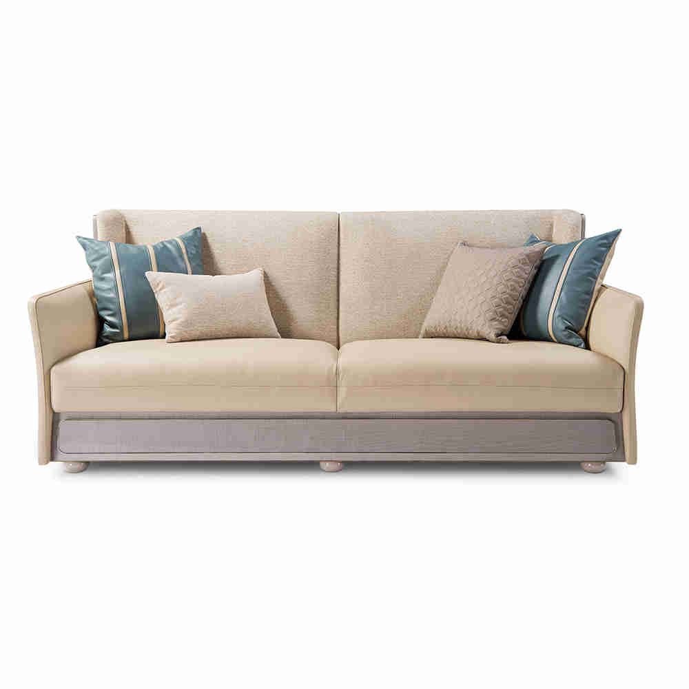 High-End Italian Leather Sectional Sofa - Modern Luxury for Your Living Room