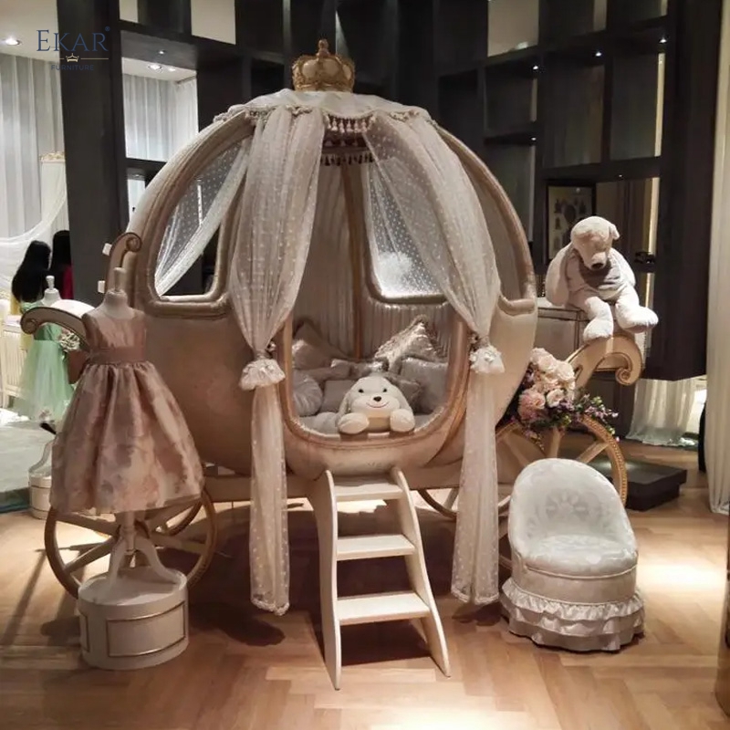 Children's bedroom furniture pumpkin car shape childlike children's furniture series