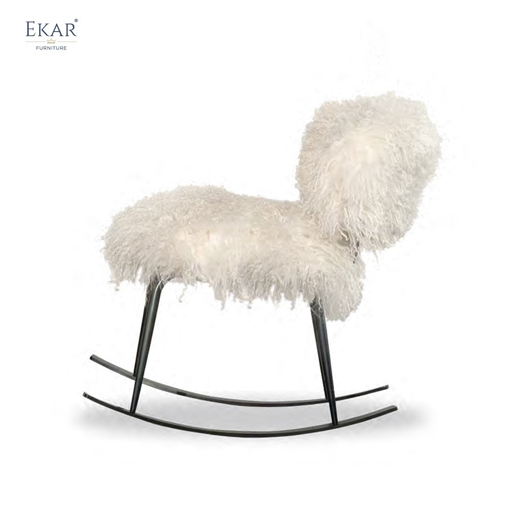 Metal Frame Stainless Steel Brushed Gunmetal Legs Lounge Chair