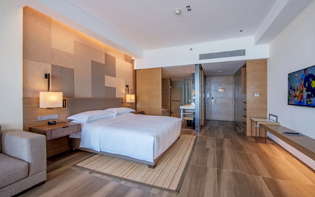 Doubletree By Hilton Huidong Resort Double single bedroom