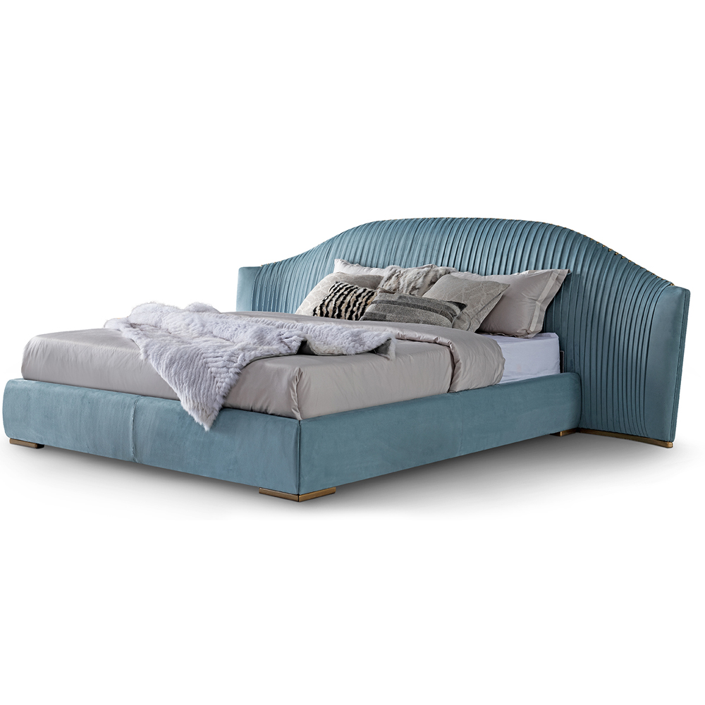 EKAR FURNITURE - Italian-Style Light Luxury Soft King Bed for Modern Bedrooms