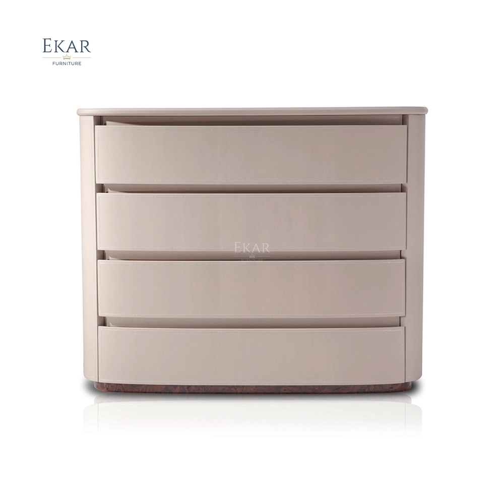 Modern Living Room Storage Wooden Chest Cabinet  Stylish Home Organization