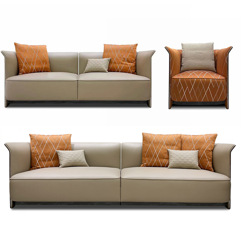 Modern Luxury Armrested King Sectional Sofa - New Design for Your Living Room