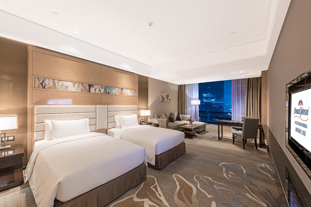Howard Johnson Hi-Tech Plaza Chengdu - Double single bedroom