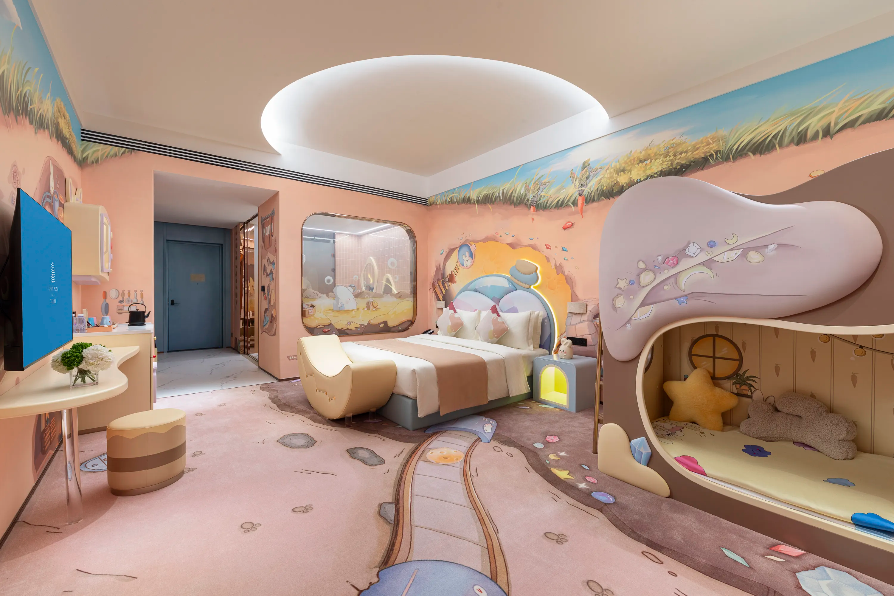 Hainan Sangem Moon Hotel - Alien Planet Parent Child Theme Suite