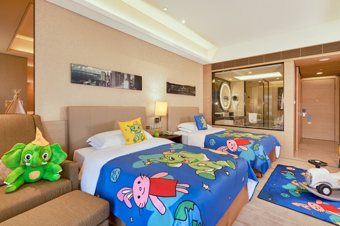 Crowne Plaza Guangzhou Huadu Double single bedroom