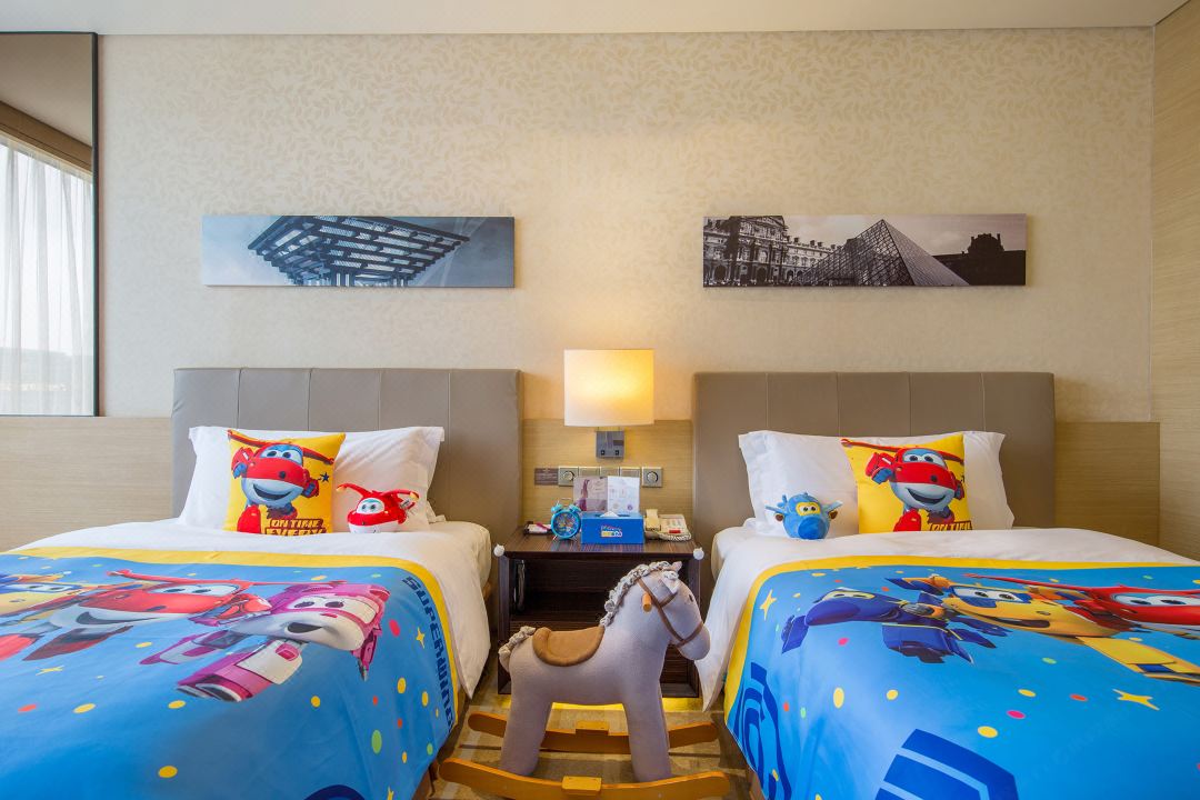 Crowne Plaza Guangzhou Huadu Double single bedroom