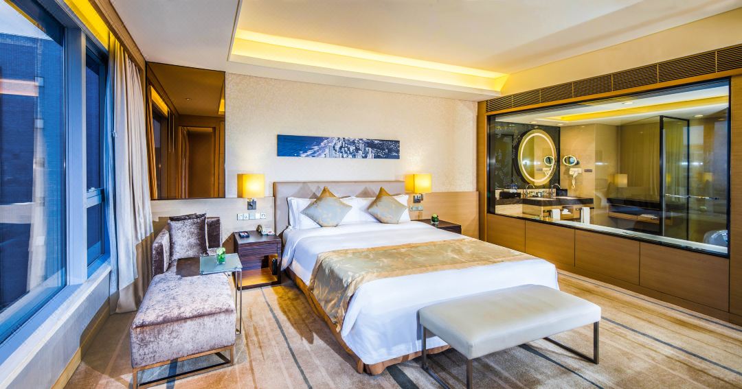 Crowne Plaza Guangzhou Huadu Double single bedroom