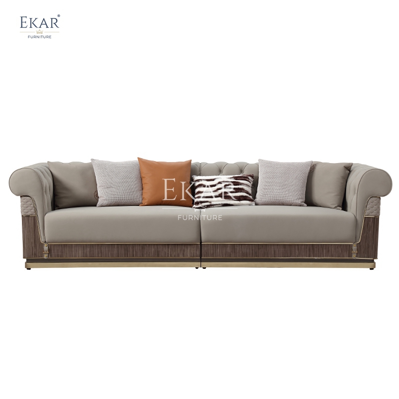 New design comfortable living room furniture leather sofa coffee table sofa set