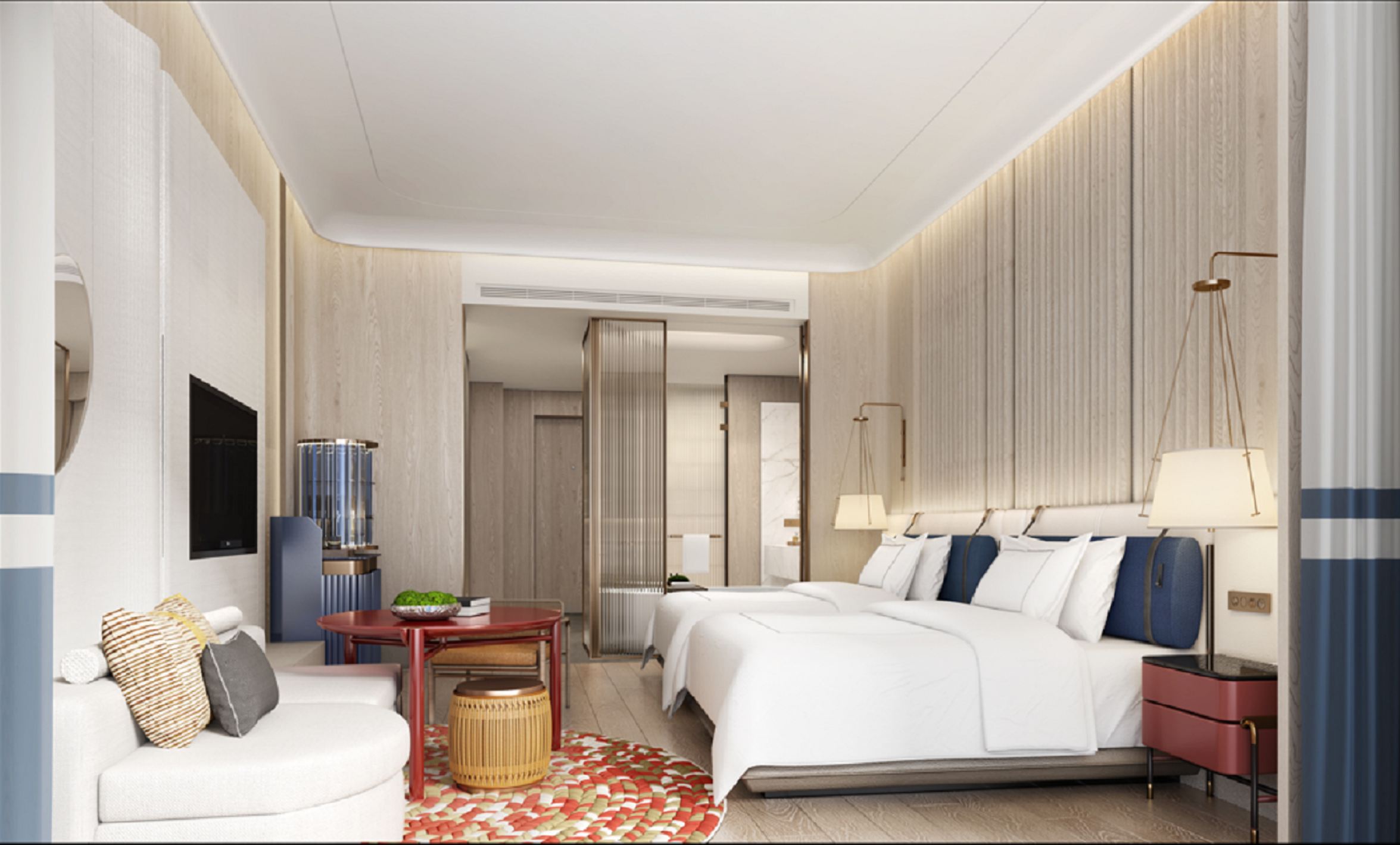MGM Shenzhen Double single bedroom