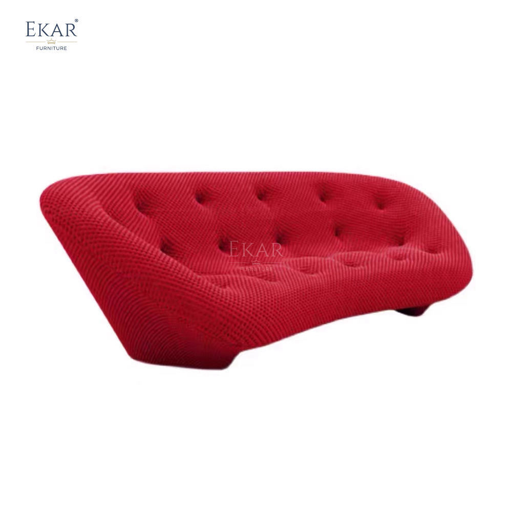 Shell-Shaped Creative Modular Sofa Cozy Velvet Set with Shaping Foam Unique Comfort Living Villa Apartment Bedroom Bag Storage