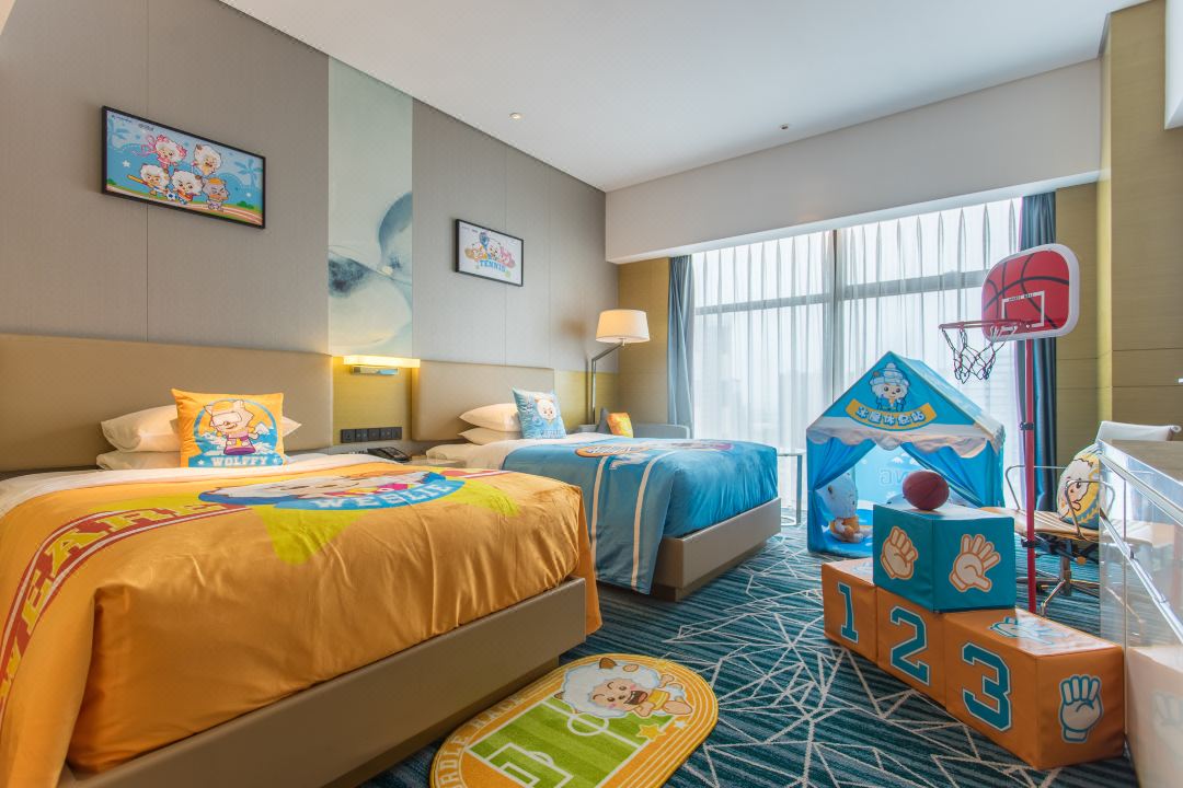 Foshan Shunde Longjiang Marriott Hotel Double single bedroom