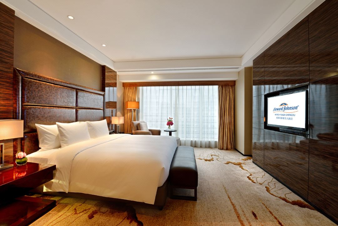 Howard Johnson Hi-Tech Plaza Chengdu - Double single bedroom