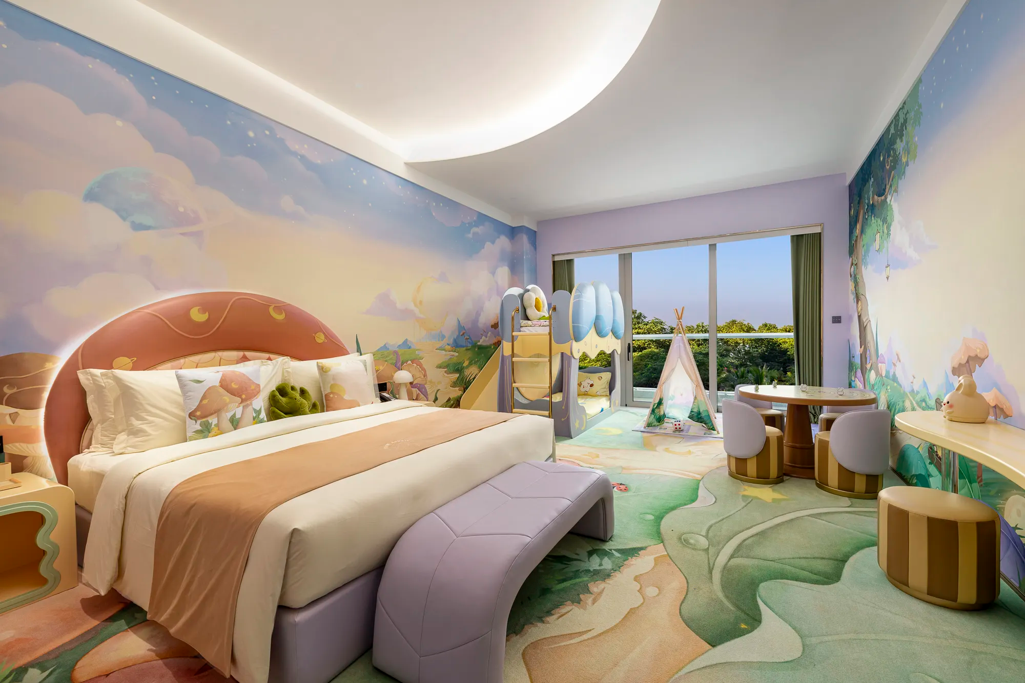 Hainan Sangem Moon Hotel - Alien Planet Parent Child Theme Suite