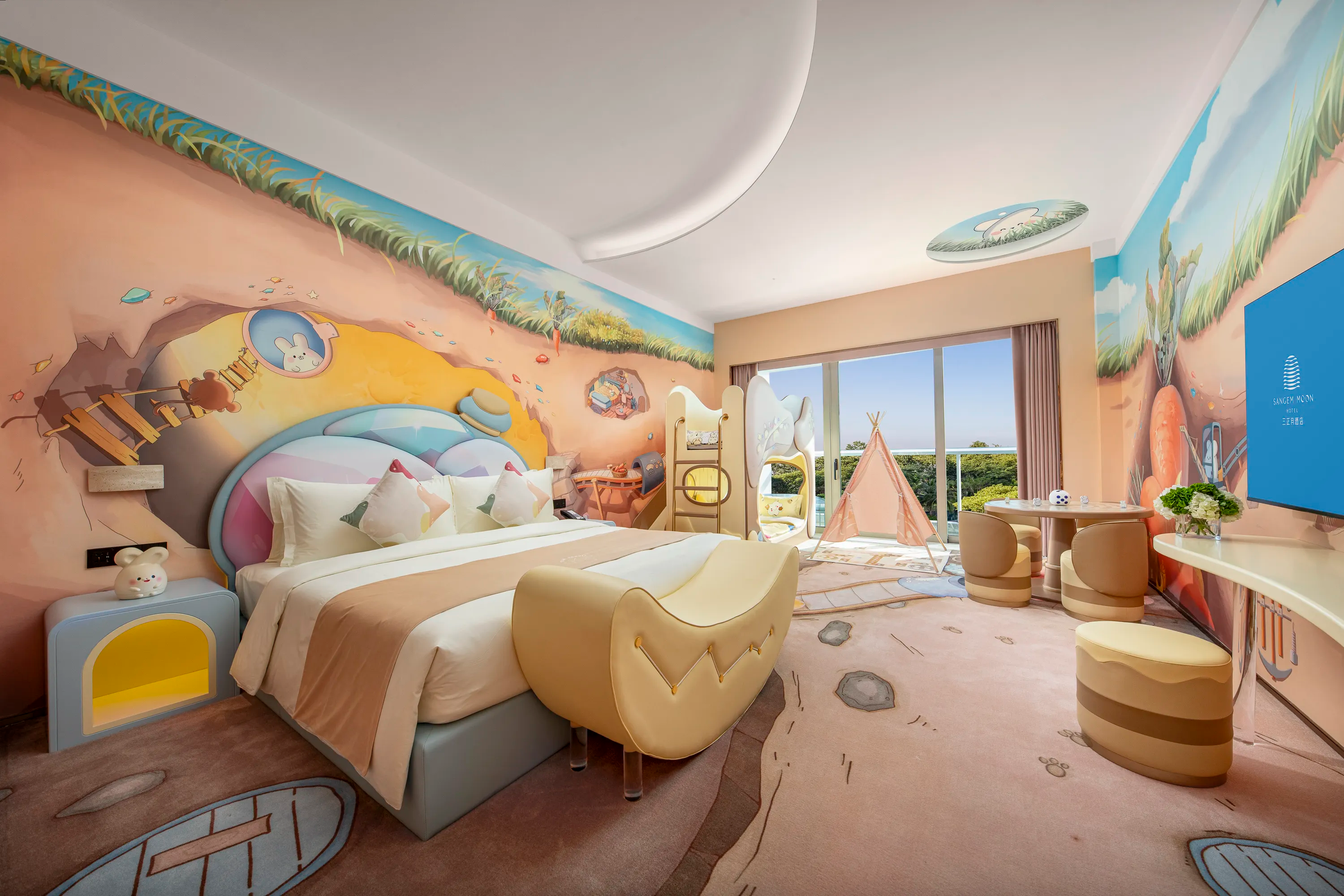 Hainan Sangem Moon Hotel - Alien Planet Parent Child Theme Suite