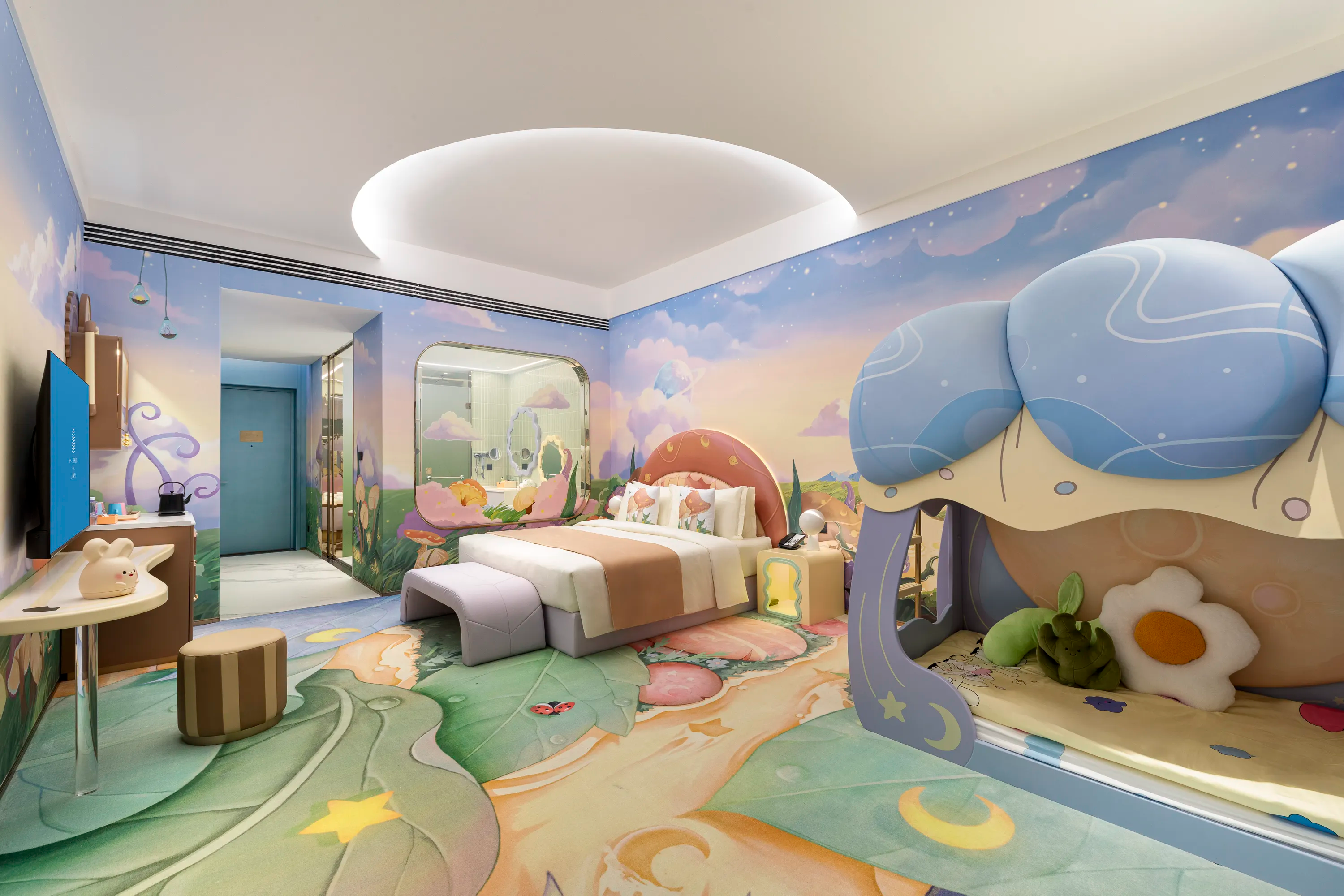 Hainan Sangem Moon Hotel - Alien Planet Parent Child Theme Suite