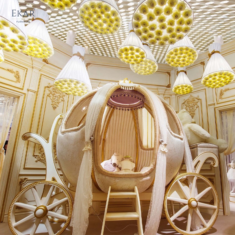 Children's bedroom furniture pumpkin car shape childlike children's furniture series
