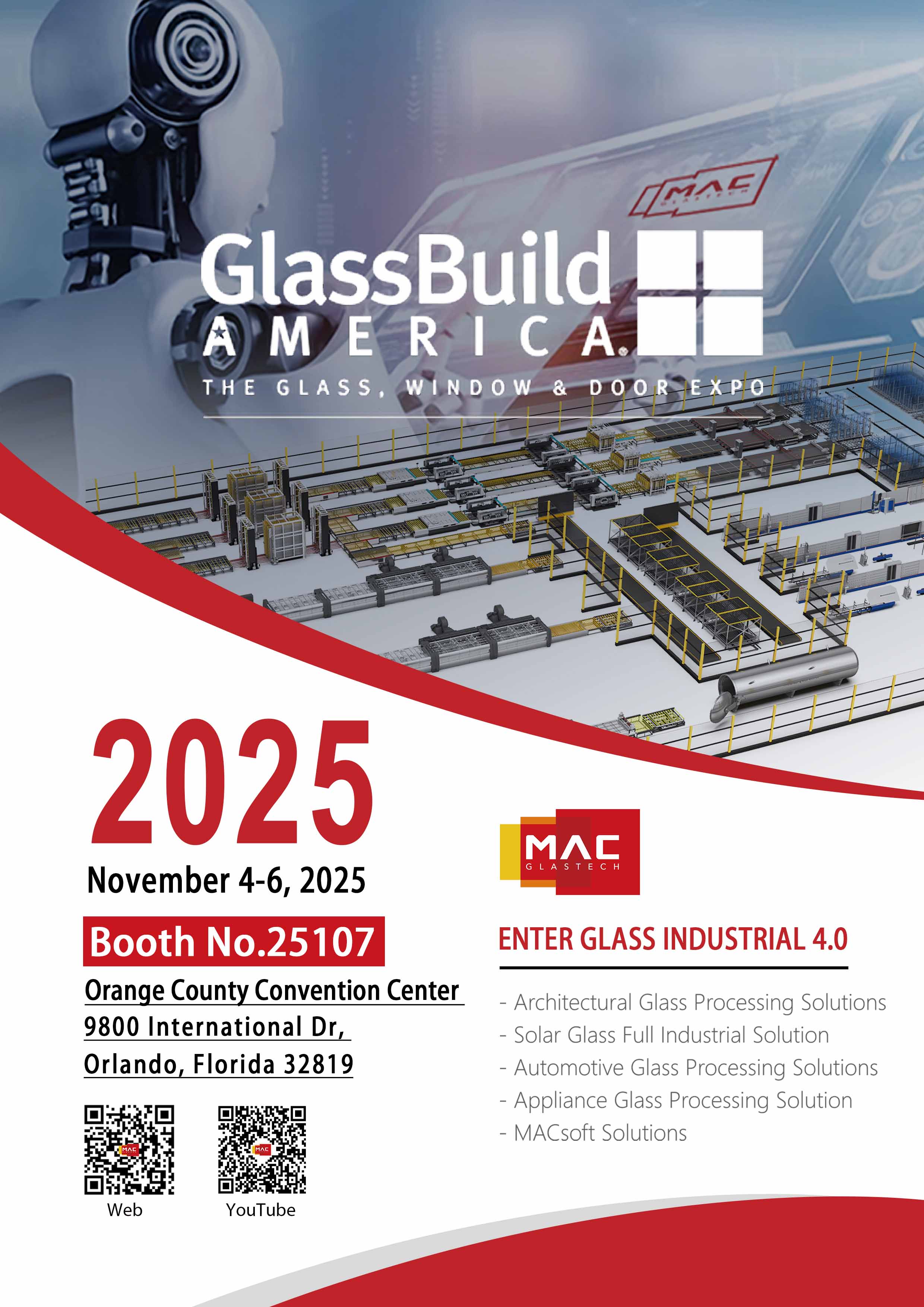 MAC Cordially Invites You to Booth 25107 at GlassBuild America 2025 FOR IMMEDIATE RELEASE