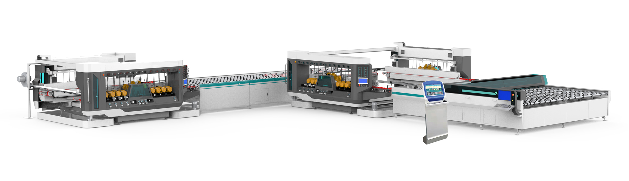 How do double edgers support automated glass fabrication in industrial factories?