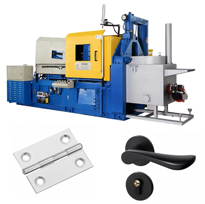 Why are hot chamber die casting machines ideal for producing zinc alloy components with complex geometries and tight tolerances?