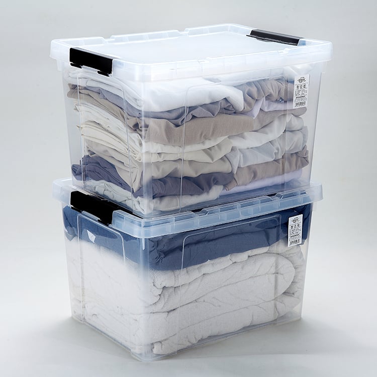 Transparent storage box