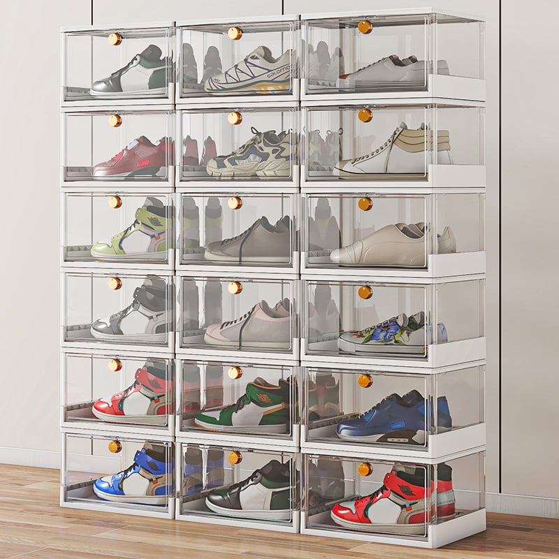 Transparent Flip Over Shoebox