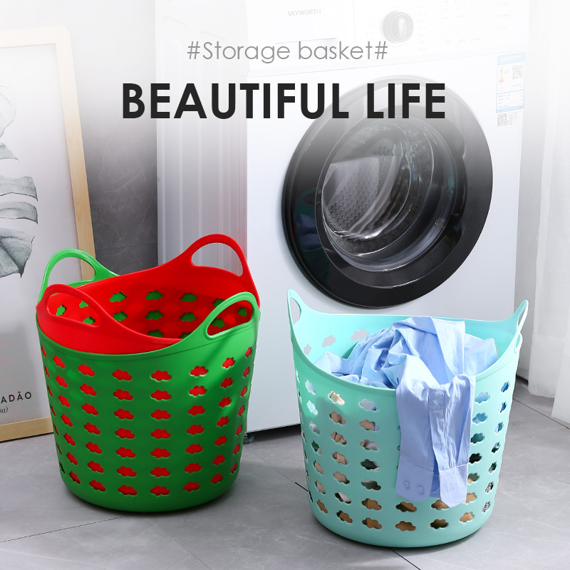Round Dirty Clothes Basket