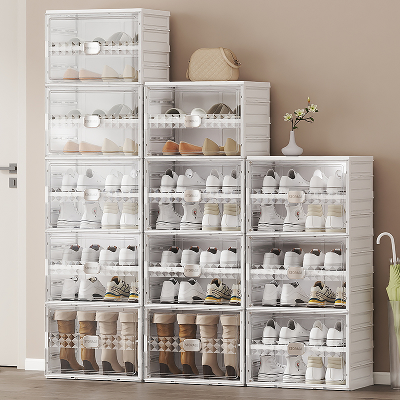 Large Size Folding Shoes Cabinet