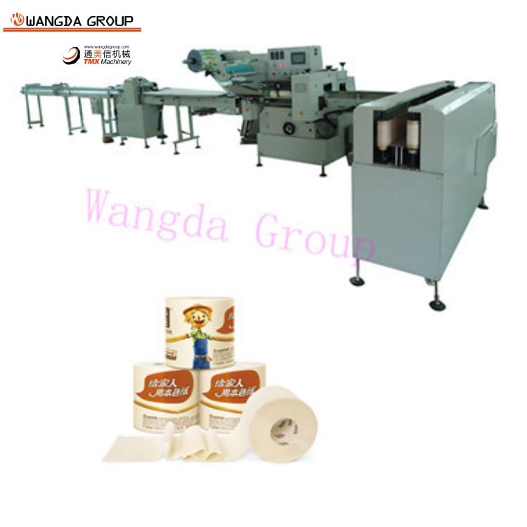 Automated equipment for packaging toilet tissue bundles