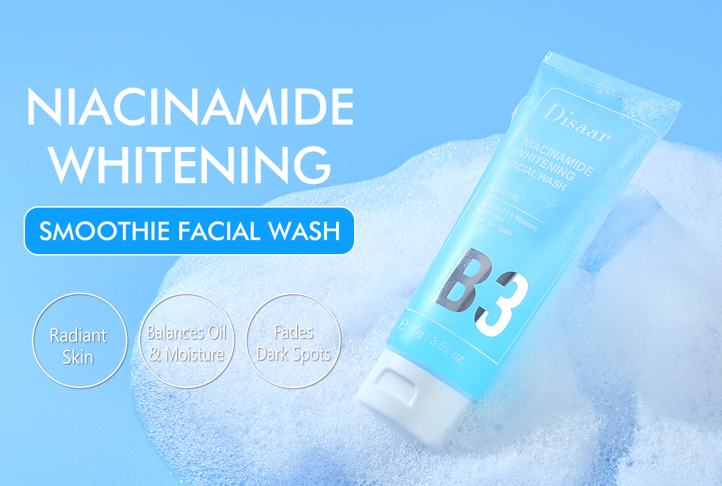 Disaar 100g Niacinamide Whitening Smoothie Facial Wash Radiance and Oil-Moisture Balance