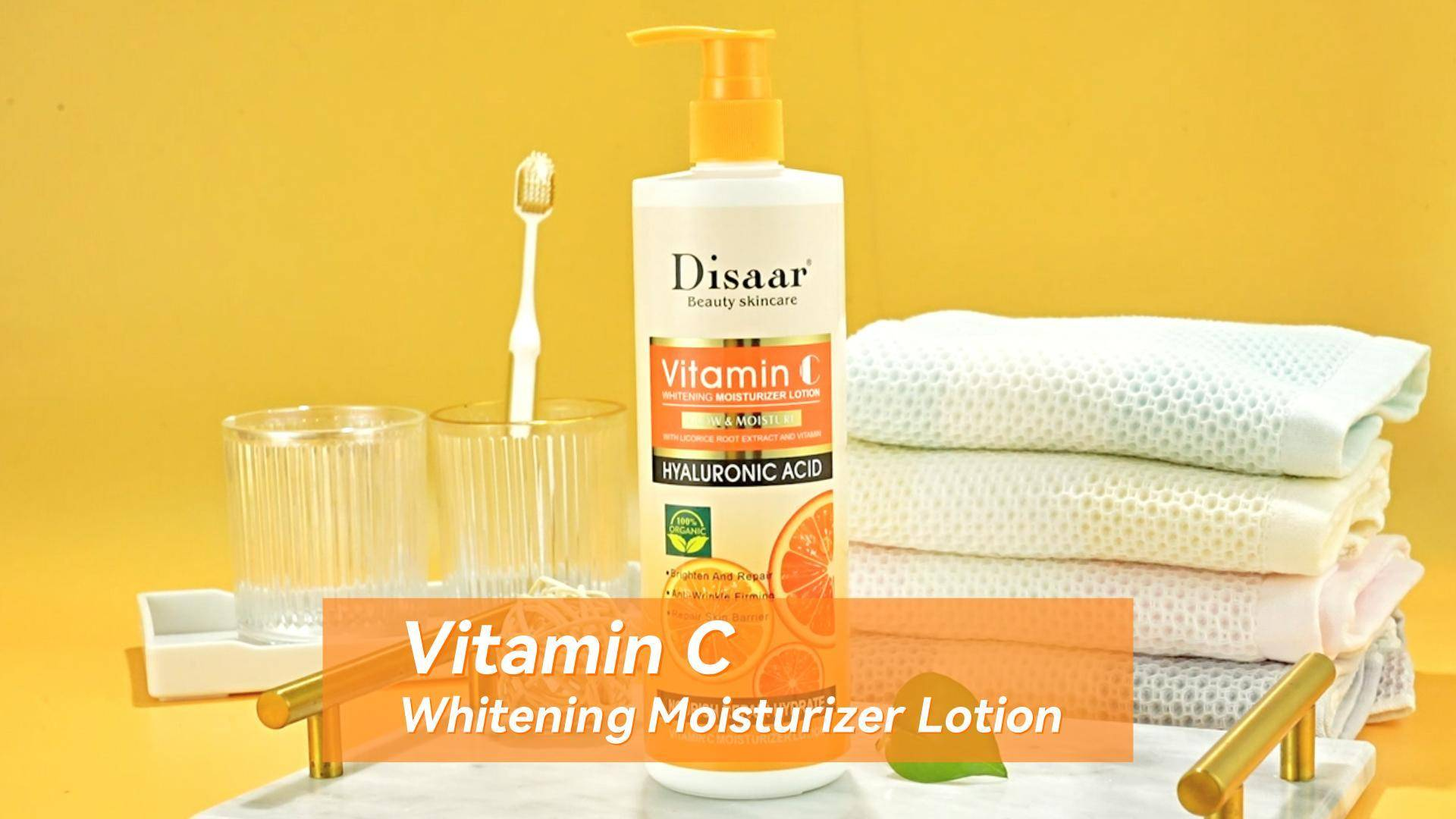 Loción Hidratante Aclarante con Vitamina C