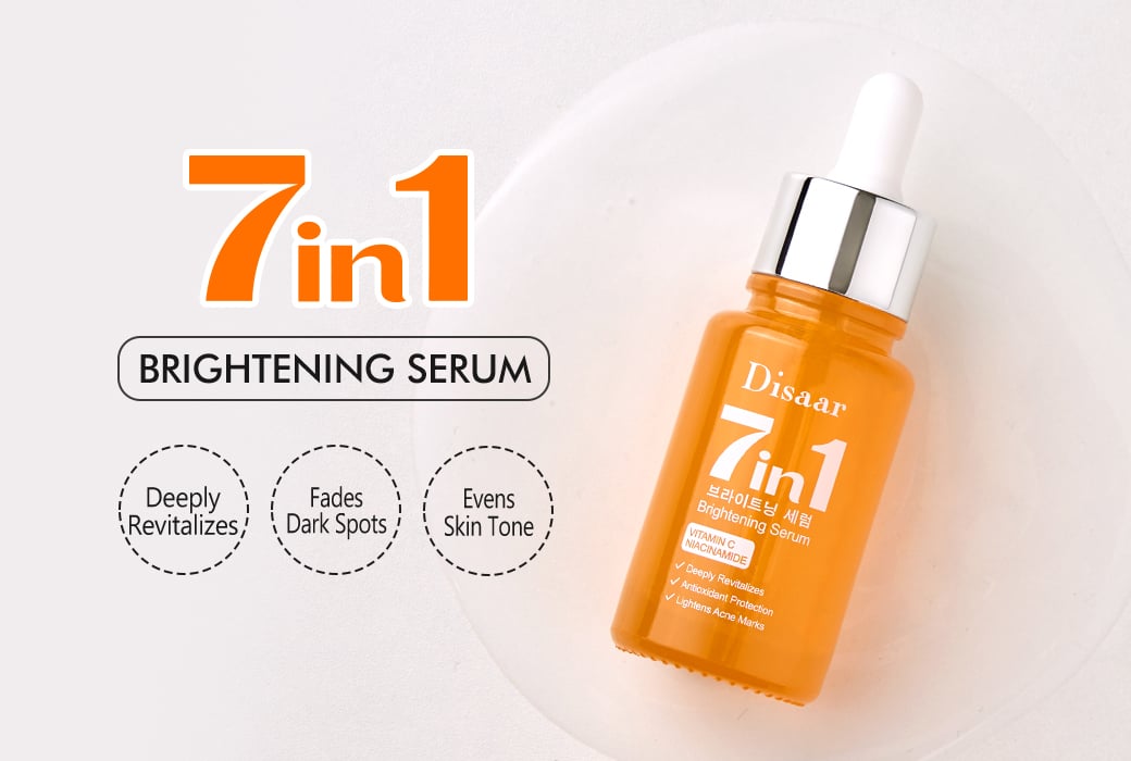 Disaar 40ml 7-in-1 Brightening Serum Vitamin C Niacinamide Facial Serums
