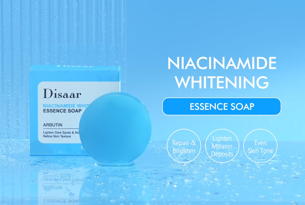 Disaar 100g Niacinamide Whitening Essence Soap Brightening and Dark Spot Care