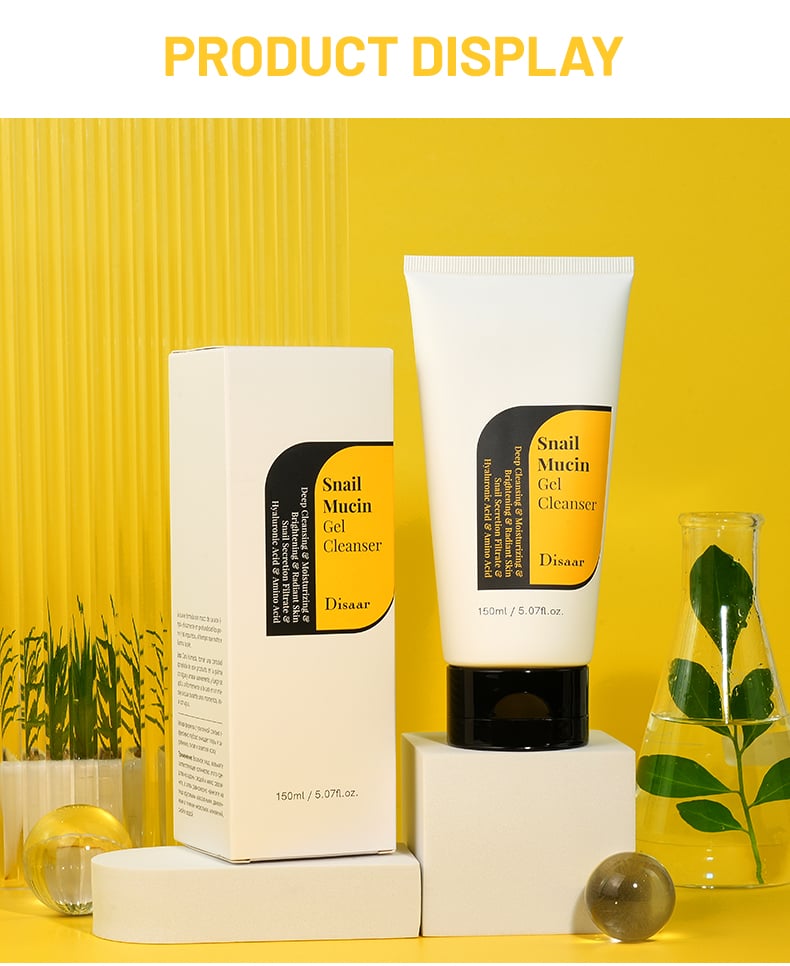 DS5470 Disaar Snail Mucin Gel Cleanser - Natural Snail Secretion Filtrate Face Wash, 150ml, Nourishing & Brightening, Deep Cleansing for Radiant Skin factory