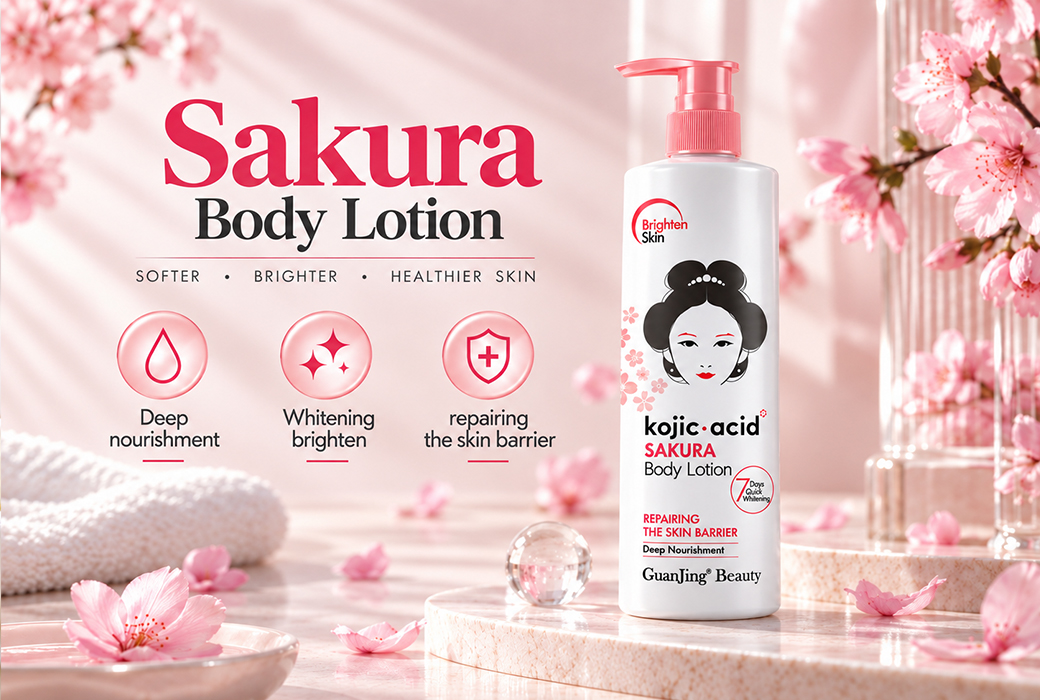 GUANJING 480g Sakura Body Lotion