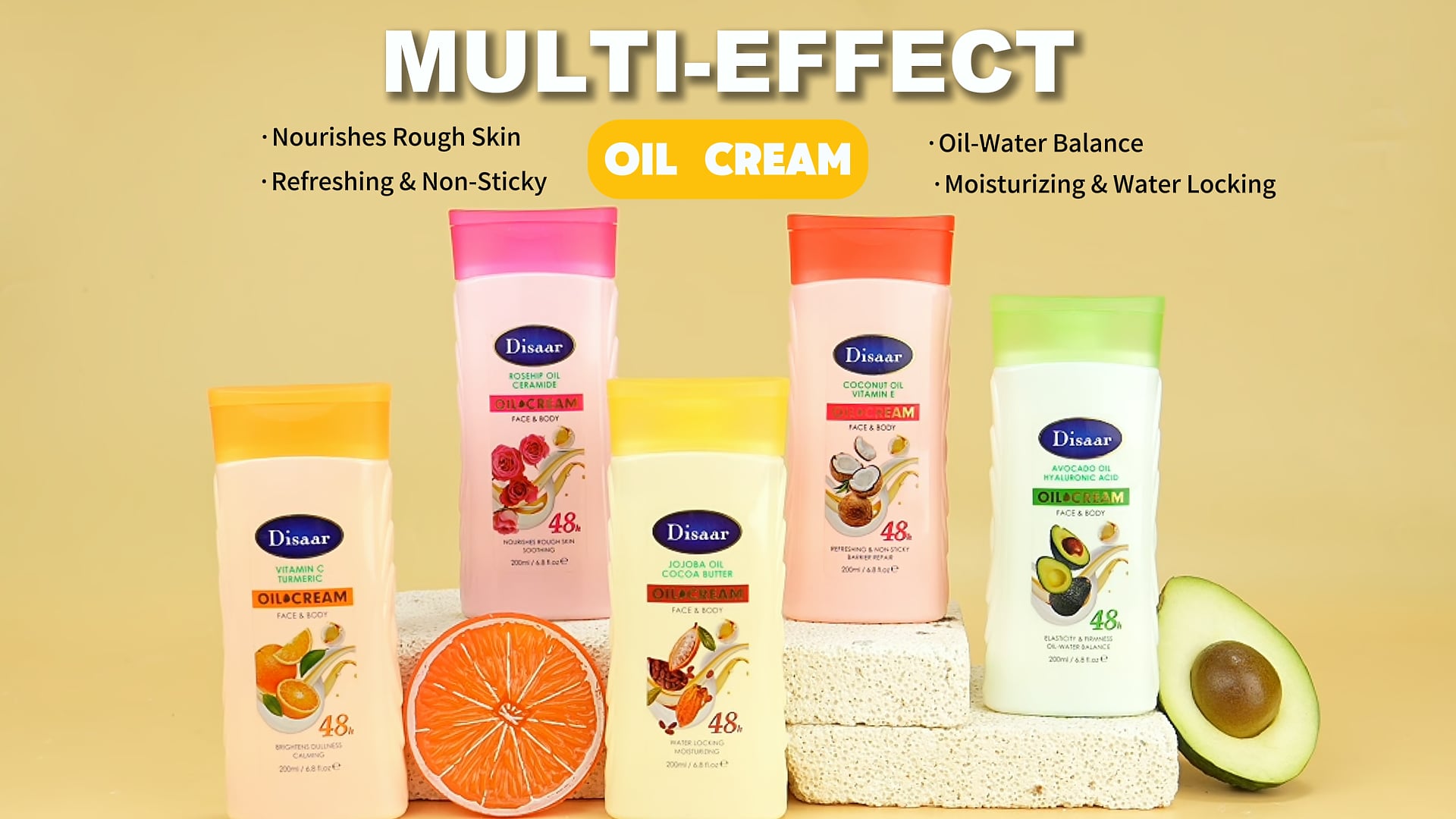 Serie de crema oleosa multifuncional Disaar