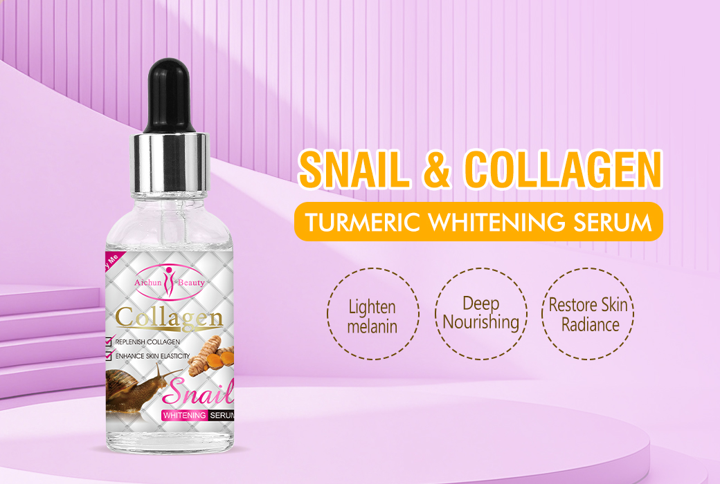 Aichun Beauty 30ml Snail & Collagen & Turmeric Whitening Serum