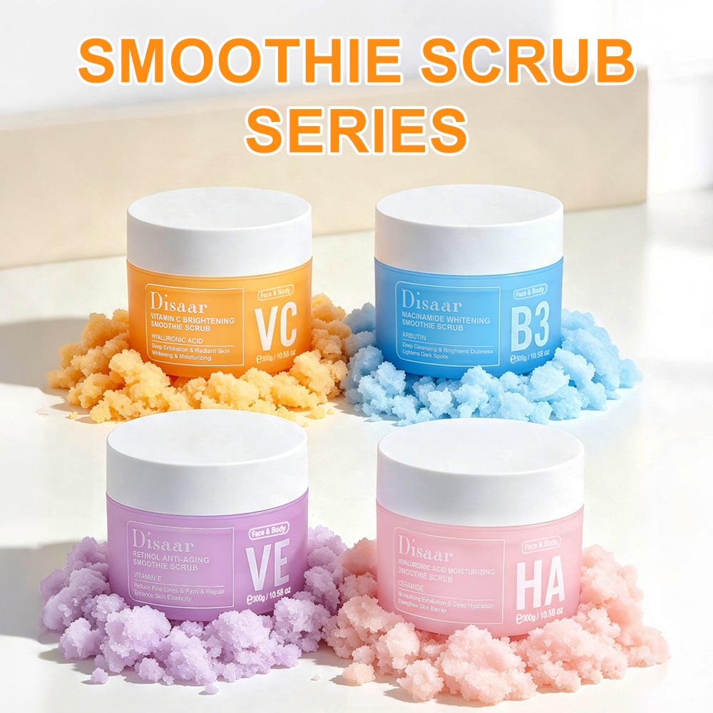 Exfoliante corporal y facial en forma de smoothie Disaar, 300 g, venta al por mayor