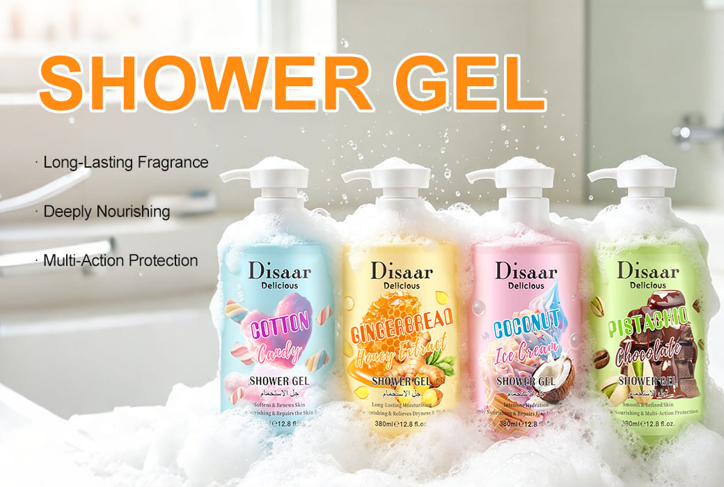 Disaar 380ml Delicious Shower Gel Series with Long-Lasting Fragrance for Wholesale & Private Label