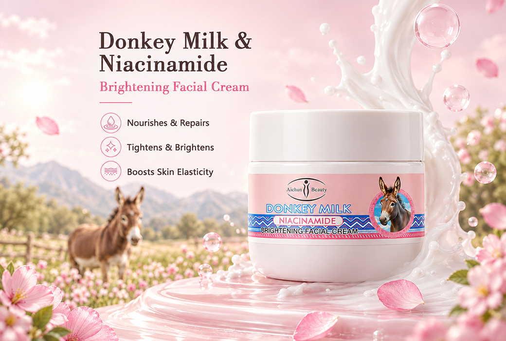 Aichun Beauty 100g Donkey Milk & Niacinamide Brightening Facial Wash