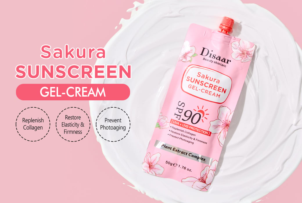 Disaar 50g Disaar Sakura Sunscreen Gel-Cream SPF90