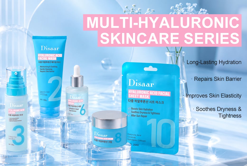 Disaar Multi Hyaluronic Acid Facial Skincare Series Distribution Custom Supplier