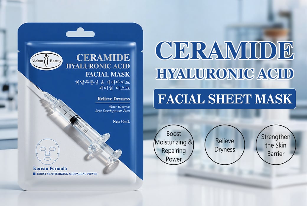 Aichun Beauty Ceramide & Hyaluronic Acid Facial Sheet Mask