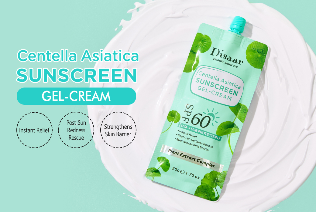 Disaar 50g Centella Asiatica Sunscreen Gel-Cream SPF60