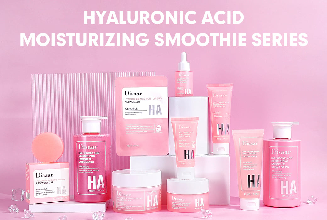 Disaar Hyaluronic Acid Moisturizing Skin Care Series for Deep Hydration and Barrier Repair from Professional Skin Care Manufacturer