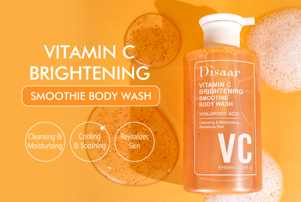 Disaar 500ml Vitamin C Brightening Smoothie Scrub Body Wash