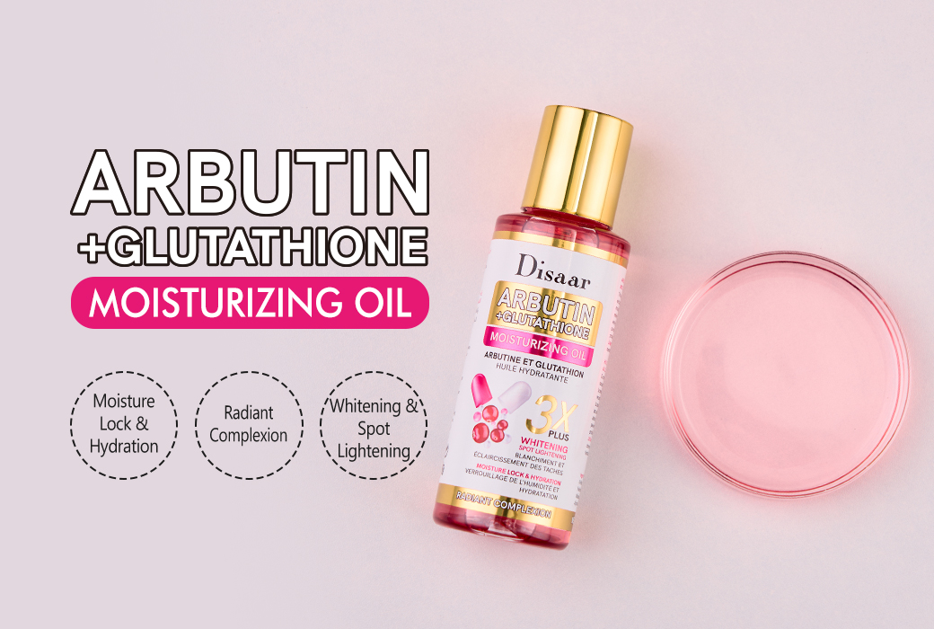 Disaar 100ml Arbutin & Glutathione Moisturizing Oil Ready Stock Supply