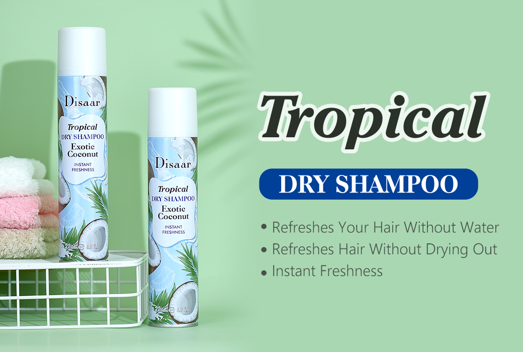 Disaar 200ml Tropical Dry Shampoo Spray Exotic Coconut Distribution