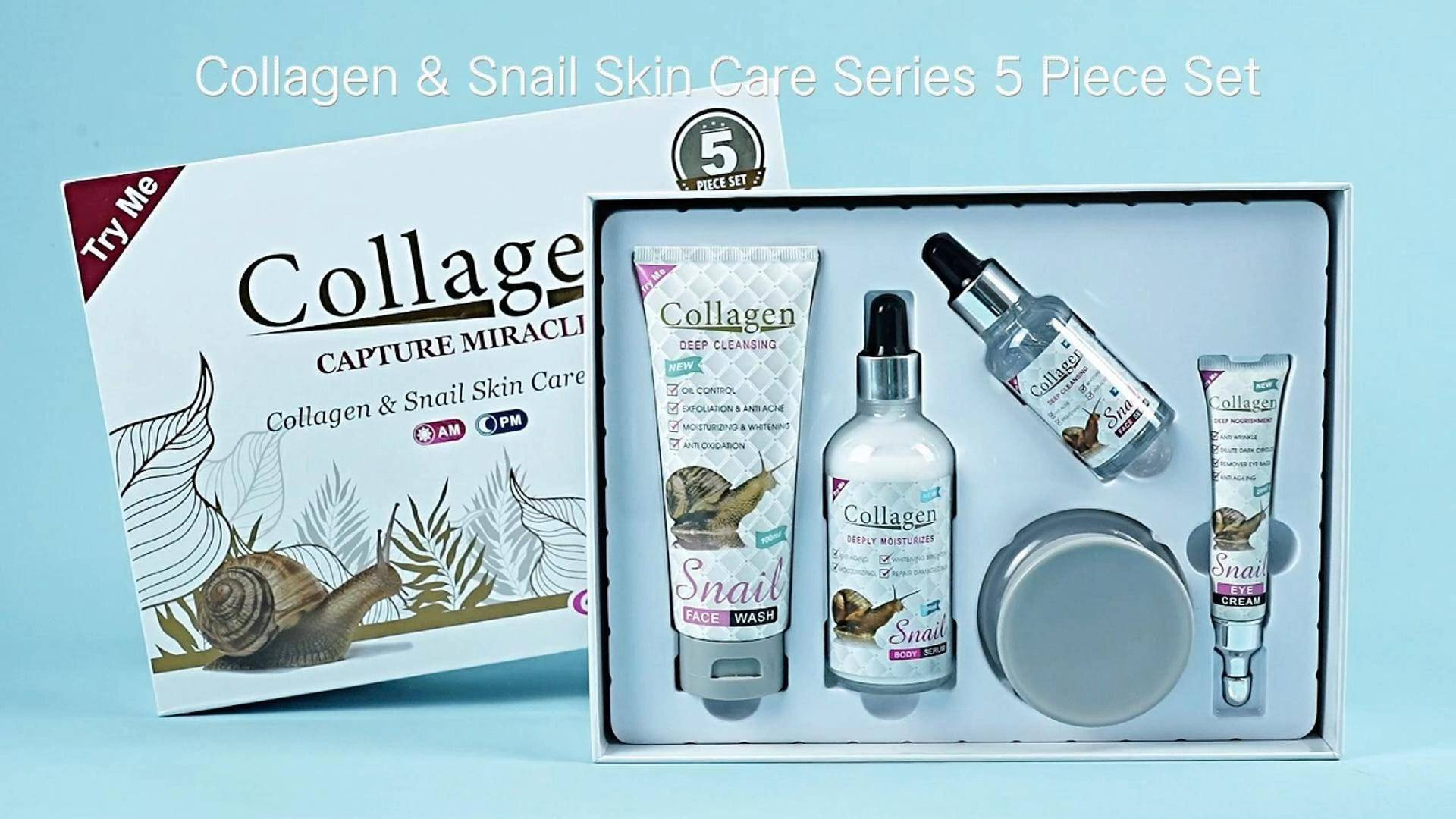 Línea de Cuidado Facial con Colágeno y Babosa