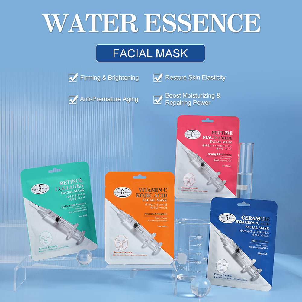Mascarilla facial en hoja Aichun Beauty, serie de cuidado profesional de la piel